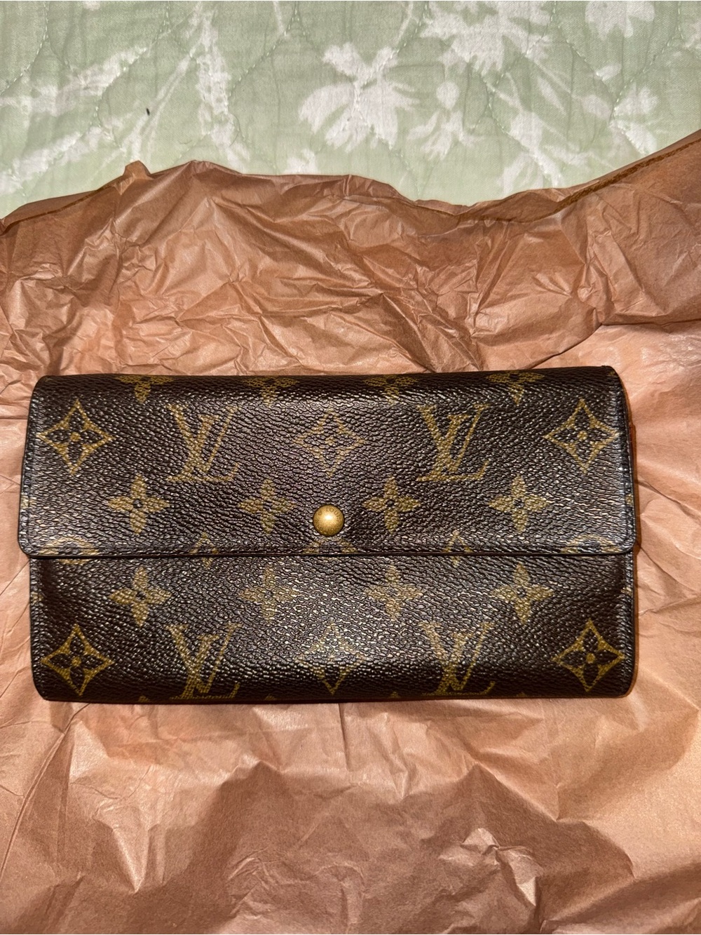 Louis Vuitton Monogram Brown Canvas Wallet